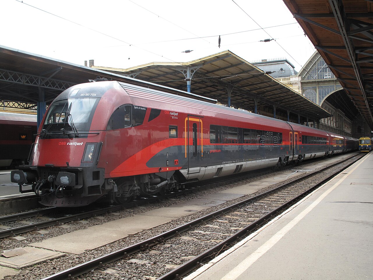 Railjet – von Wien nach Budapest