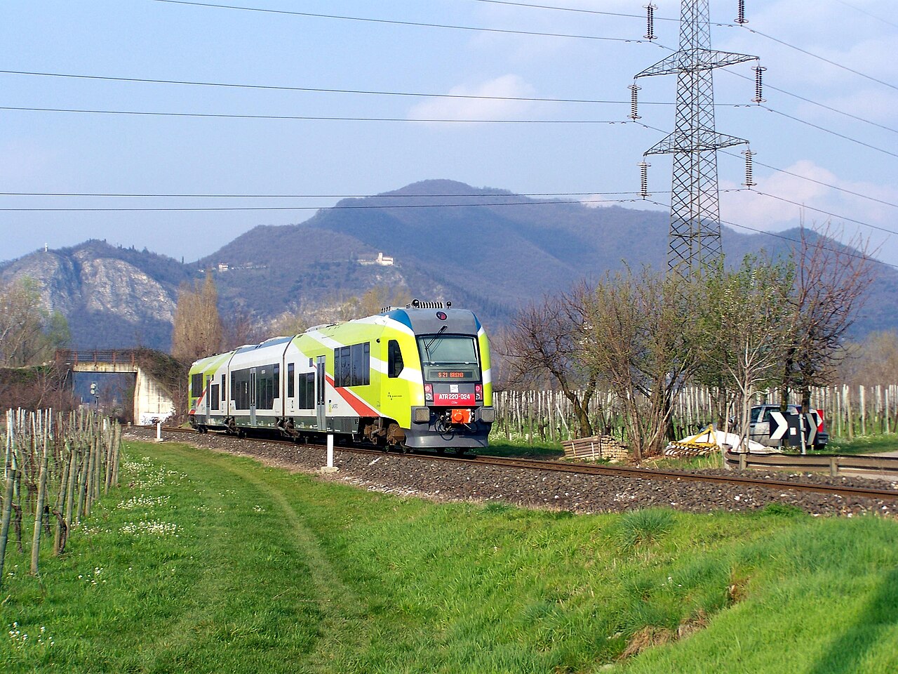 Brescia–Iseo–Edolo railway — Edolo to Brescia