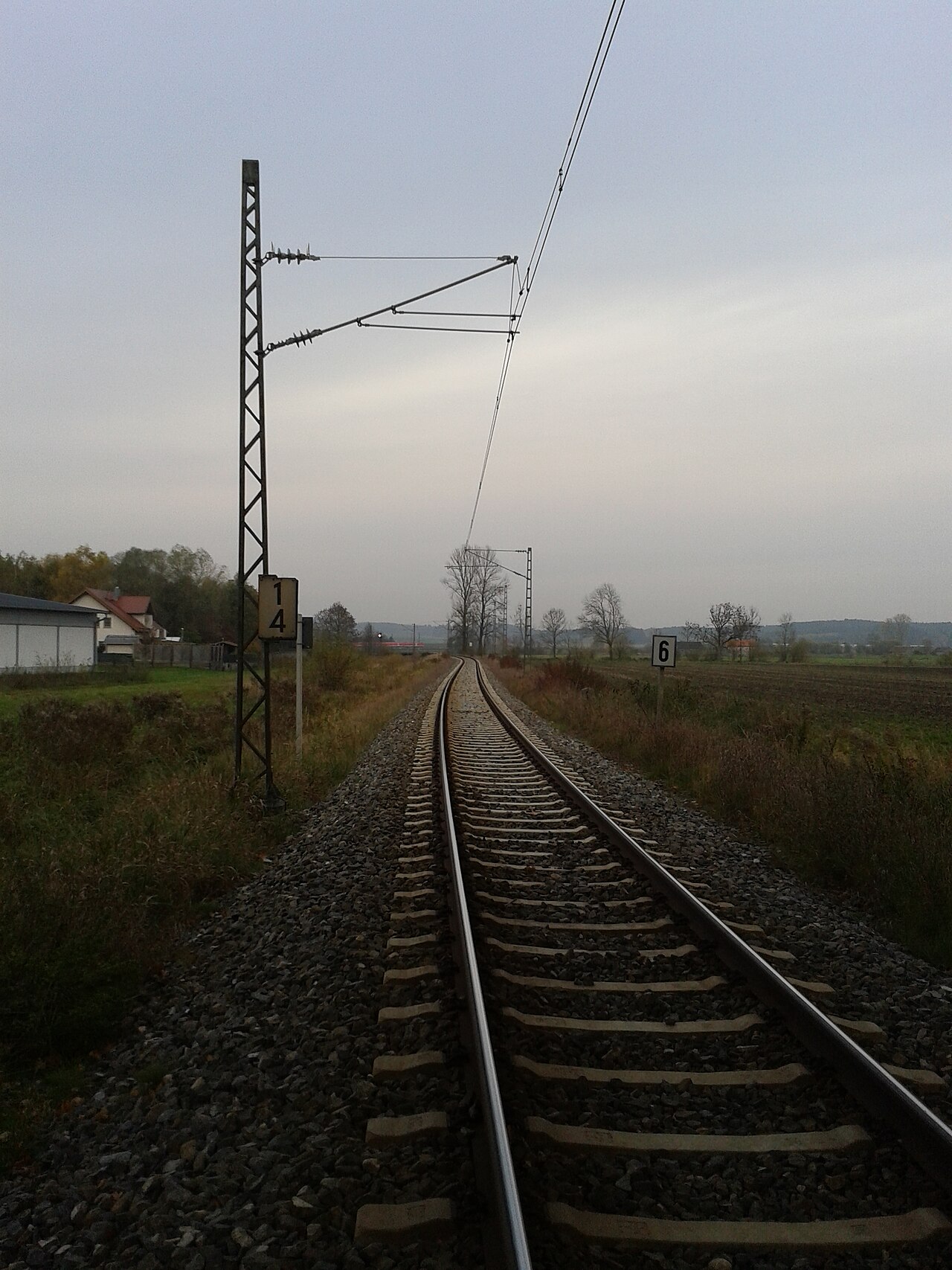 Bahnstrecke Mering–Weilheim – von Mering nach Weilheim