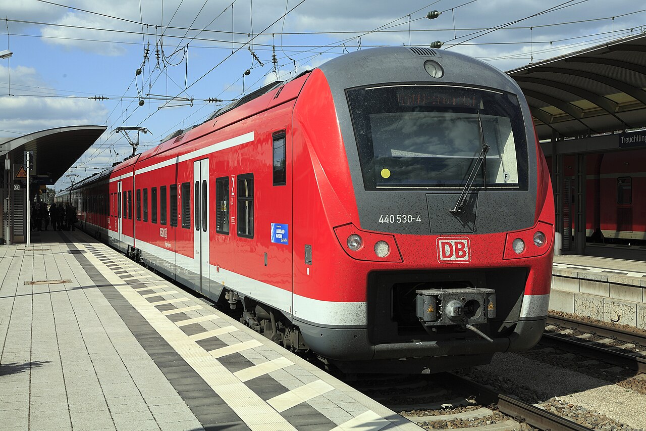 Donauwörth–Treuchtlingen railway — Treuchtlingen to Donauwörth