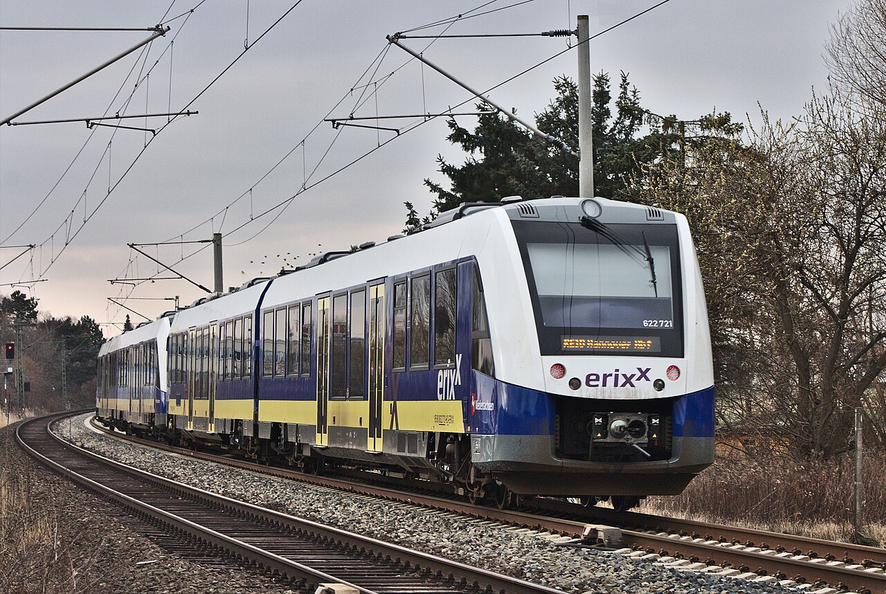 Lübeck–Lüneburg railway — Lüneburg to Lübeck
