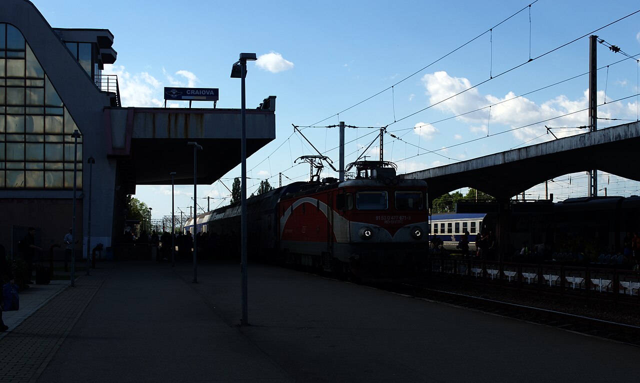 Pitești–Krajowa railway – von Pitești nach Krajowa