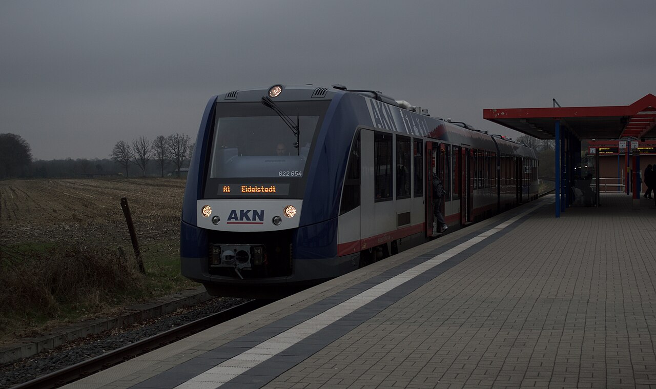 Bahnstrecke Elmshorn–Bad Oldesloe – von Ulzburg Süd nach Elmshorn