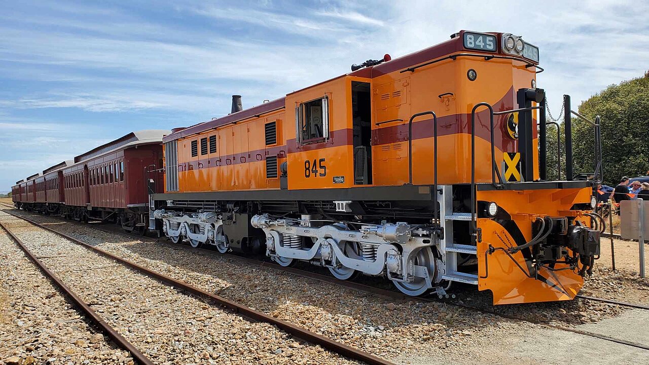 Cockle Train — GoolwaからVictor Harborへ