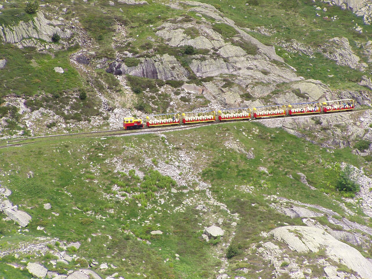 Petit train d’Artouste — Lac de FabrègesからLac d’Artousteへ