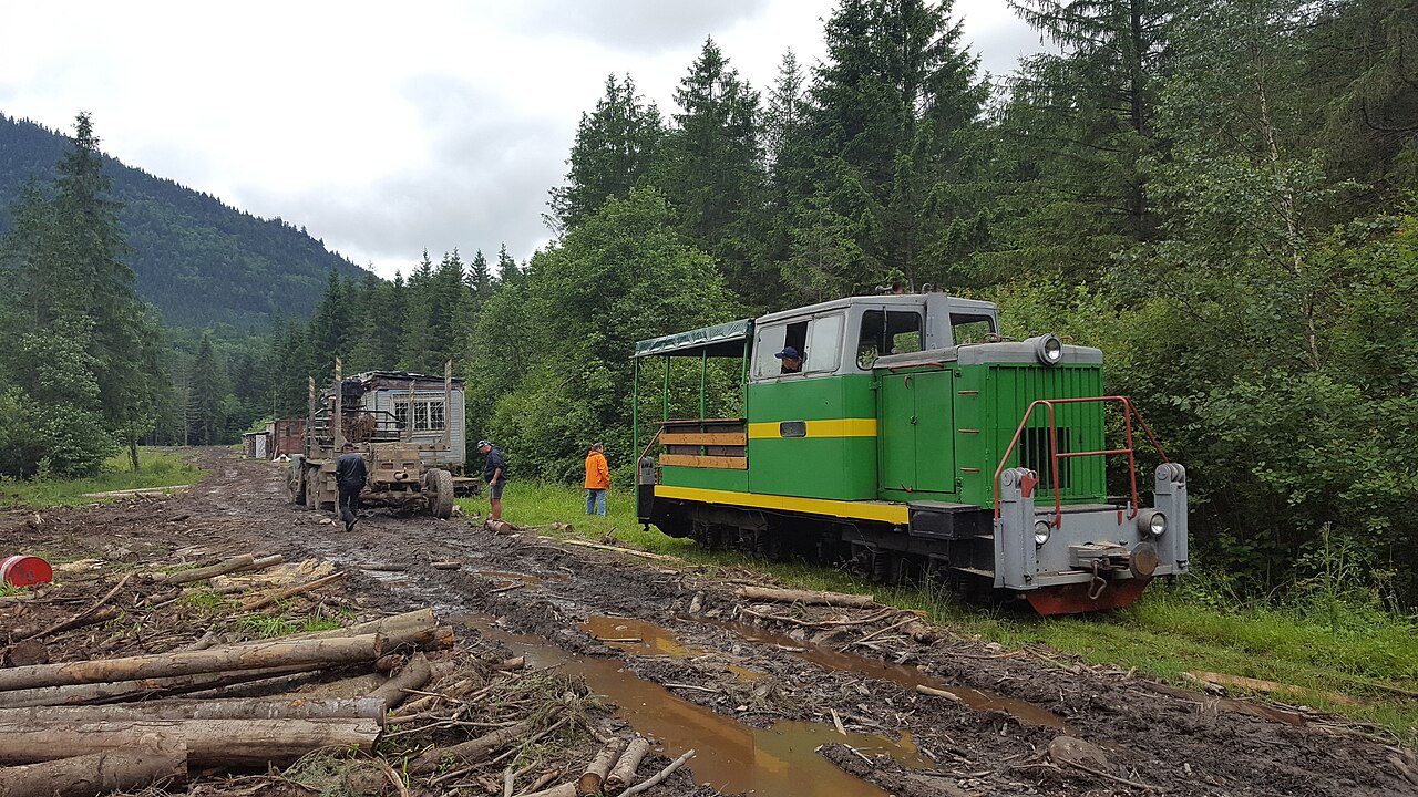 Waldbahn Wyhoda – von Vyhoda nach Dubovyi Kut
