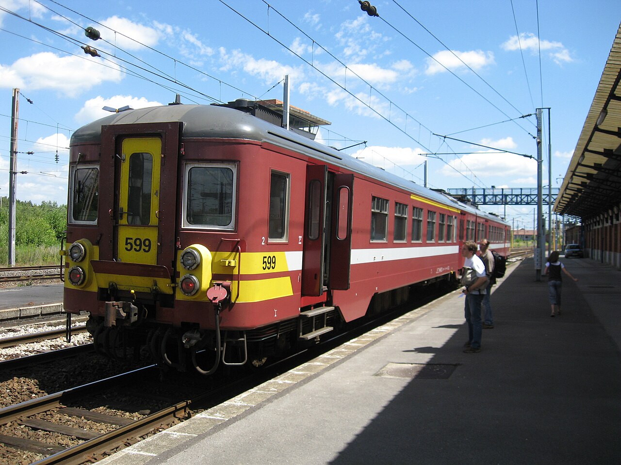 Maubeuge–Charleroi railway, Maubeuge to Charleroi