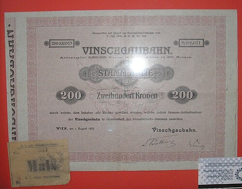 Vinschgau Railway — 写真1