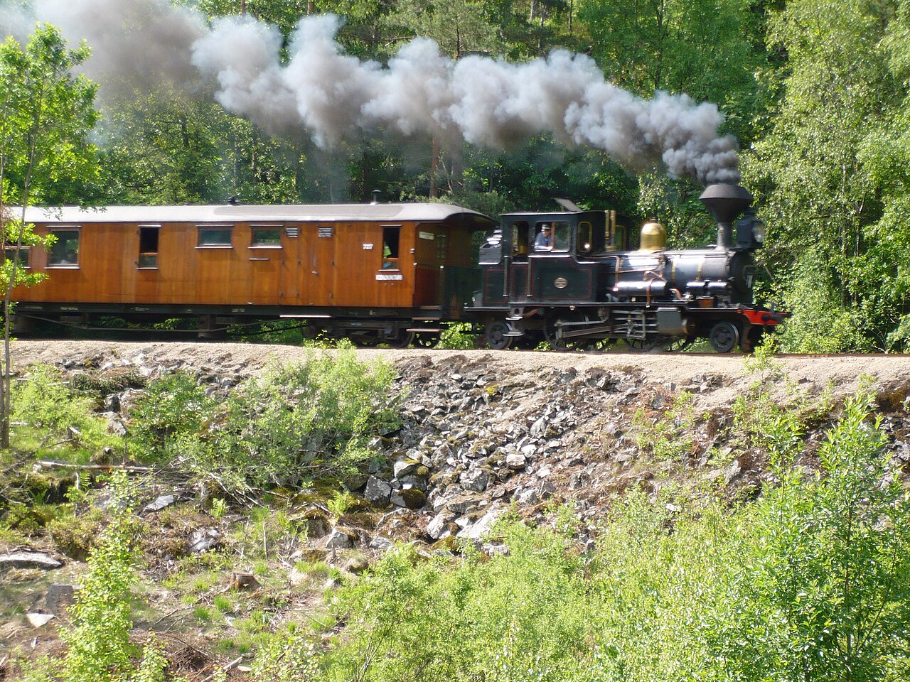 Setesdalsbanen — GrovaneからRøyknesへ