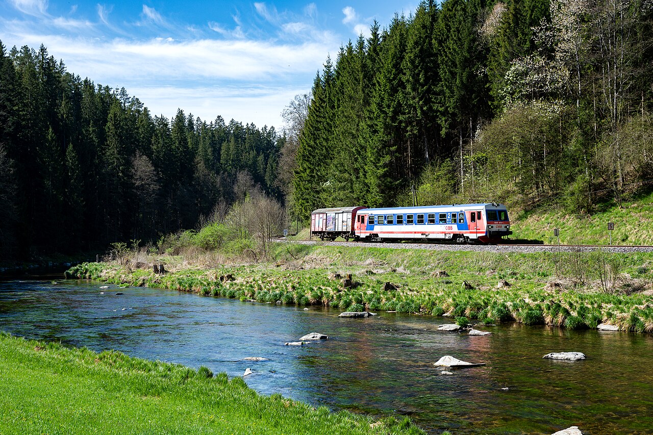 Mühlkreisbahn — リンツからAigen-Schläglへ