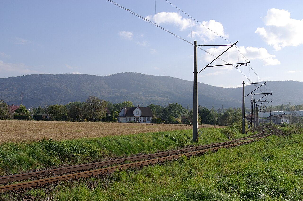 Kalwaria Zebrzydowska–Bielsko-Biała railway — ビェルスコ＝ビャワからカルヴァリア・ゼブジドフスカへ
