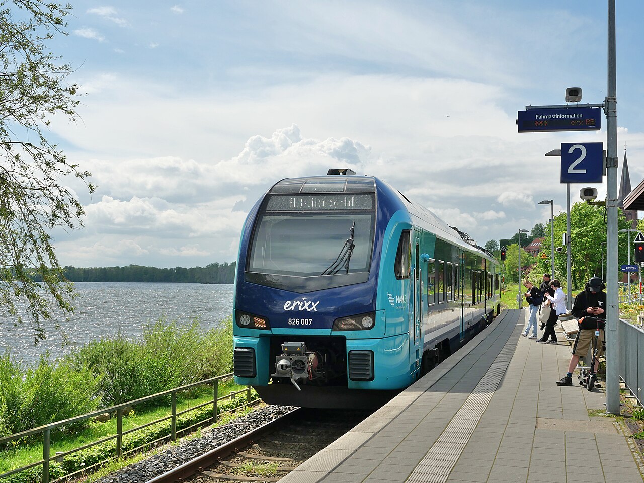 Bahnstrecke Kiel–Lübeck – von Lübeck nach Kiel