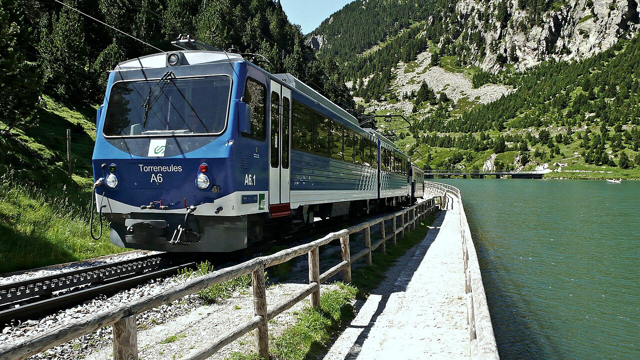 ヌリア鉄道 — Ribes de FreserからNúriaへ