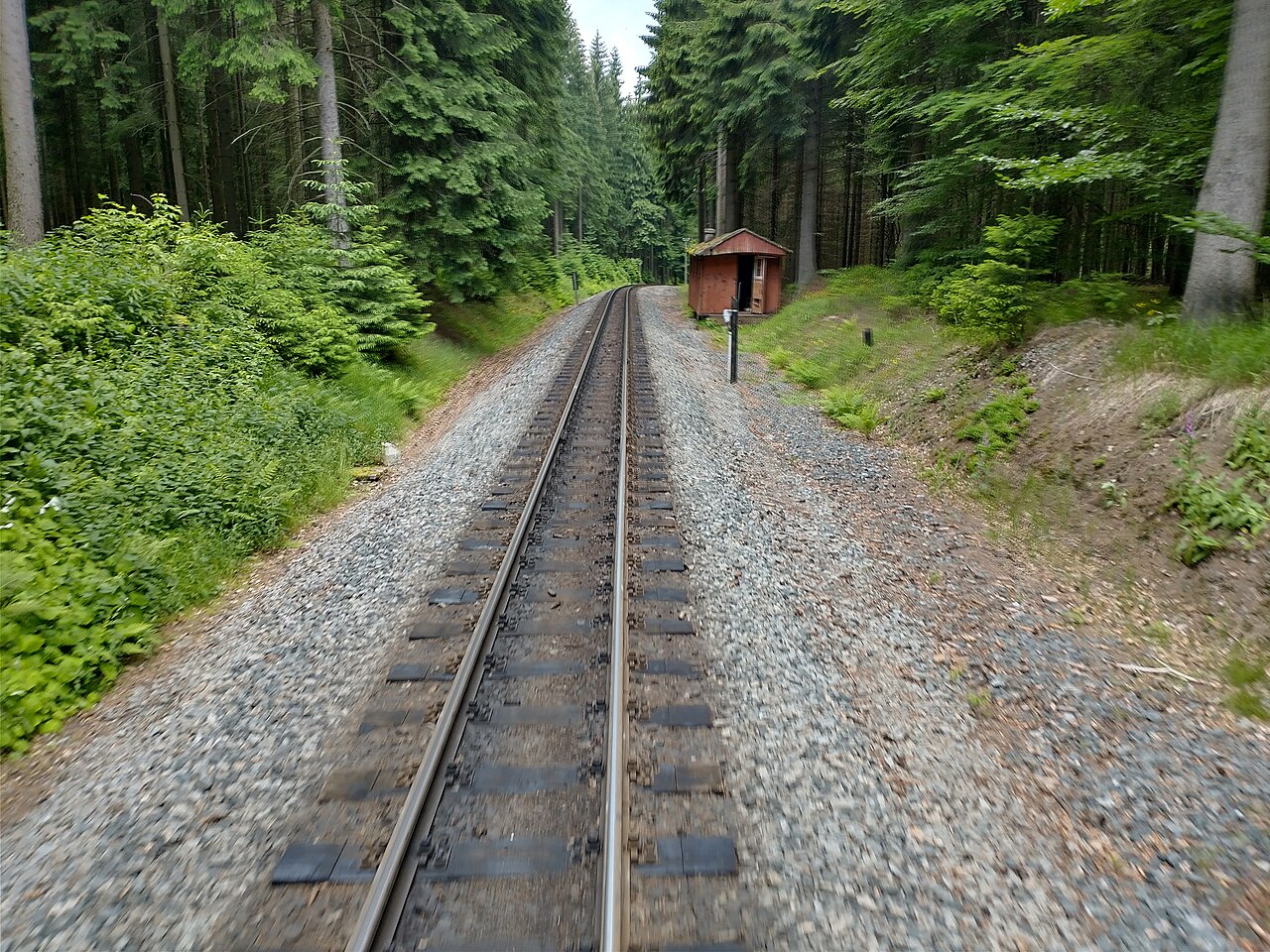 Fichtelbergbahn — Cranzahlからオーバー・ヴィーゼンタールへ