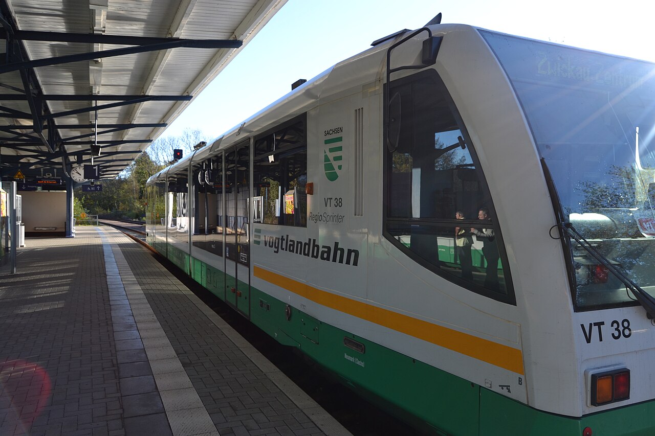 RB 1 Zwickau–Kraslice — Zwickau to Kraslice