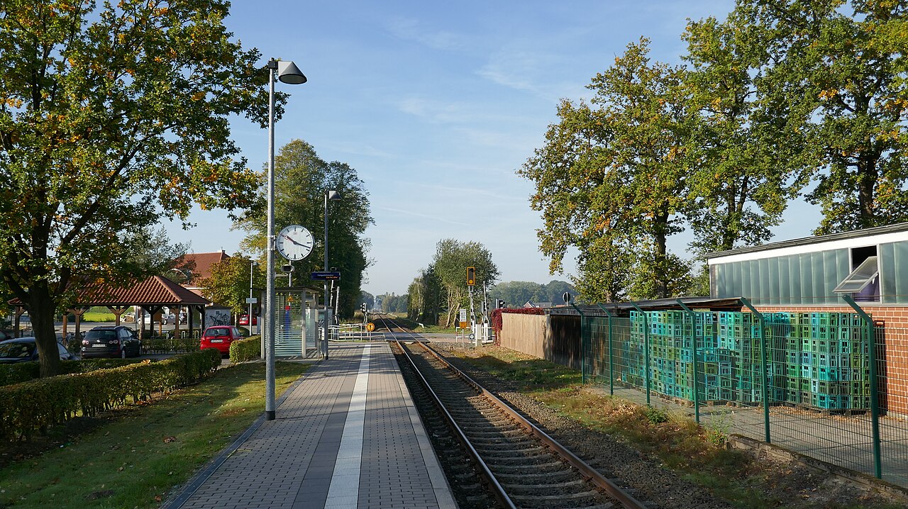 Delmenhorst–Hesepe railway — Delmenhorst to Hesepe
