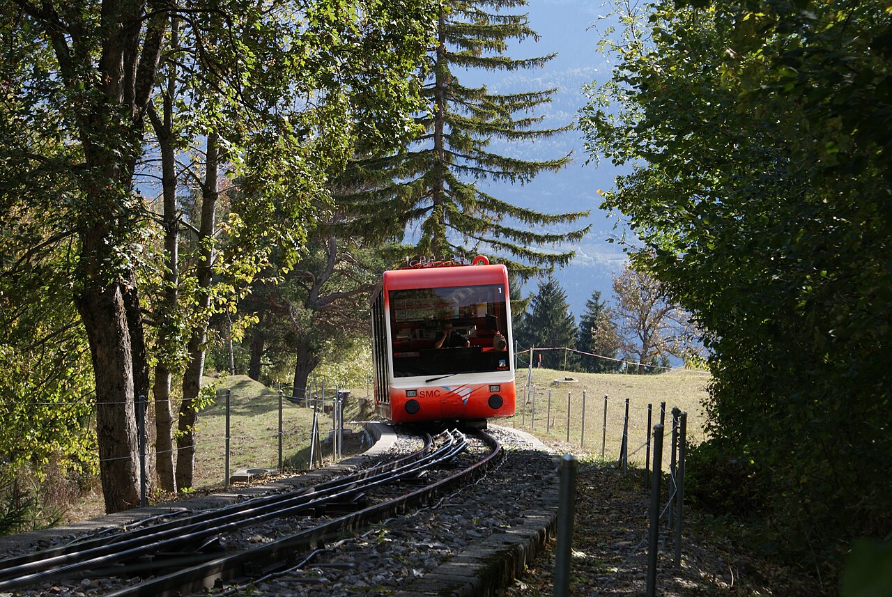 Funiculaire Sierre–Crans-Montana — Sierre to Crans-Montana