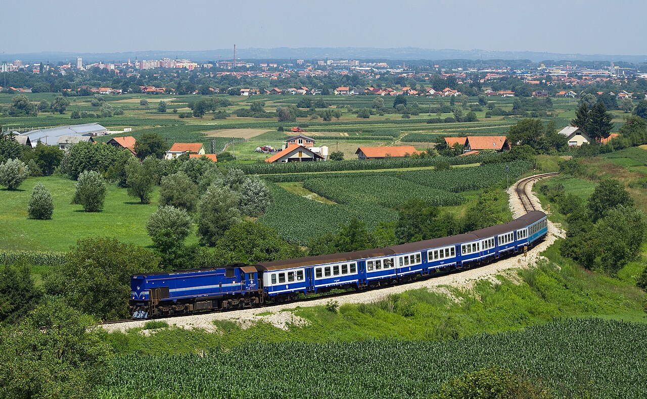 Zagreb–Osijek line – von Zagreb nach Osijek