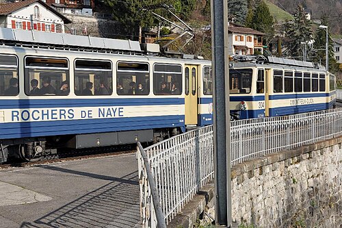モントルー・グリオン・ロシェドネイ鉄道 — 写真1