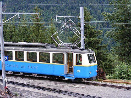 モントルー・グリオン・ロシェドネイ鉄道 — 写真4