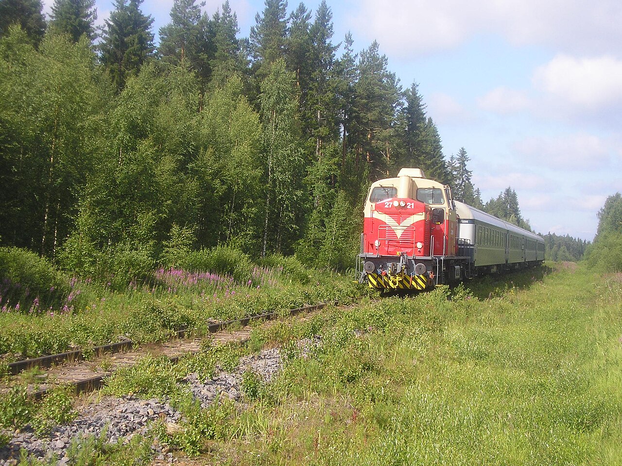 Haapamäki–セイナヨキ railway — Haapamäkiからセイナヨキへ