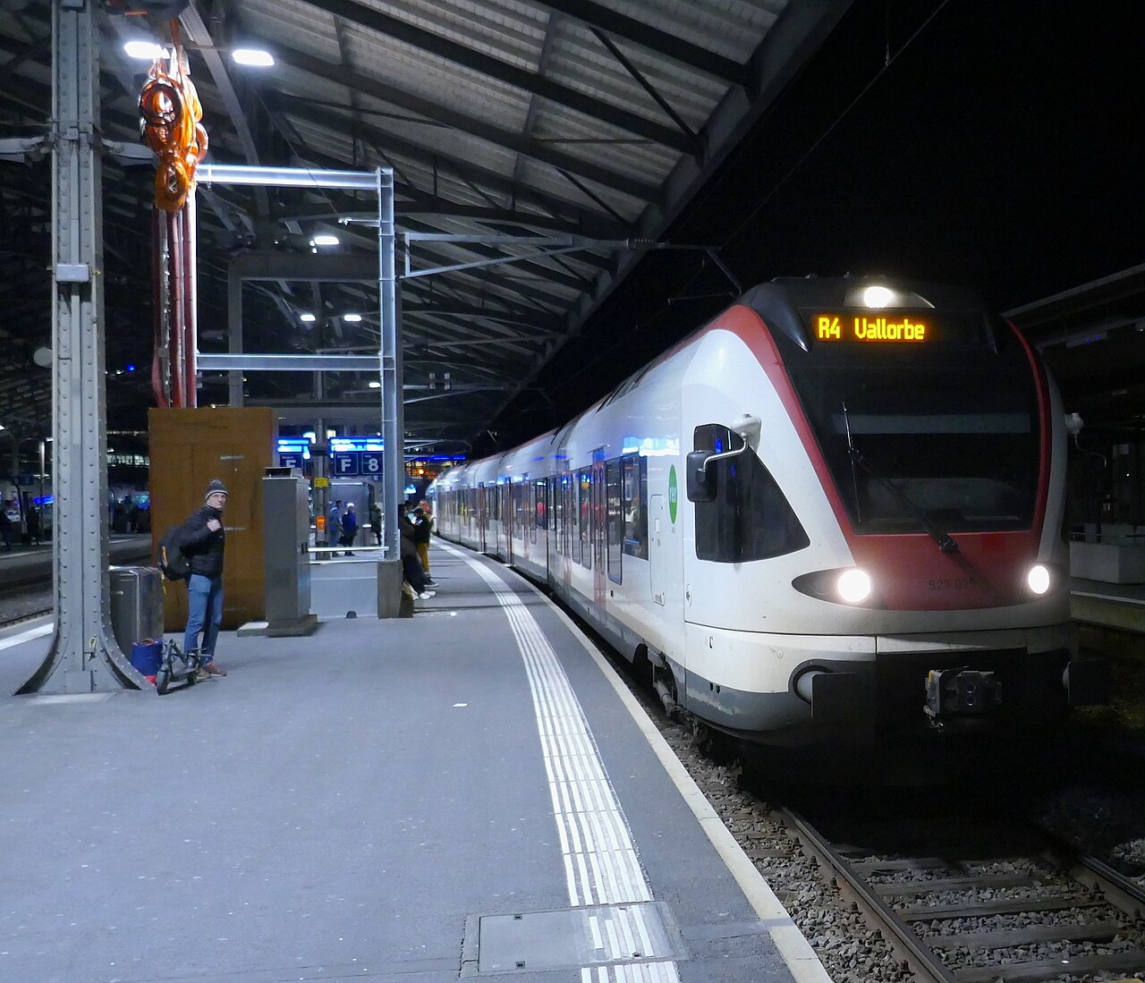 Lausanne–Vallorbe line — Vallorbe to Lausanne