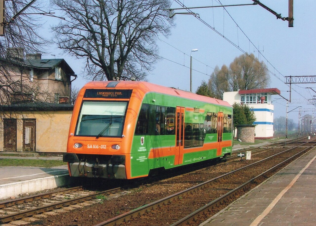Laskowice–Czersk railway, Laskowice Pomorskie to Czersk