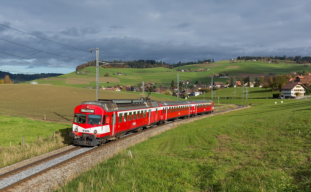Burgdorf–Thun railway — Burgdorf to Thun