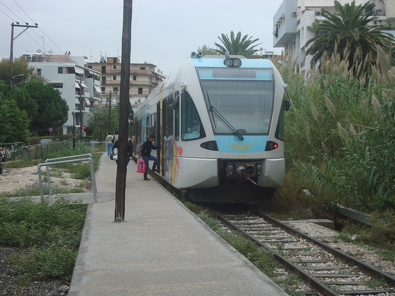 Proastiakos Patras Π1 — Patras (Agios Andreas) to Kato Achaia