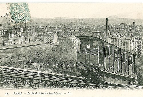 Standseilbahn von Montmartre – Foto 1
