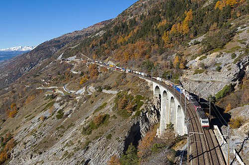 Lötschberg-Bergstrecke – Foto 1