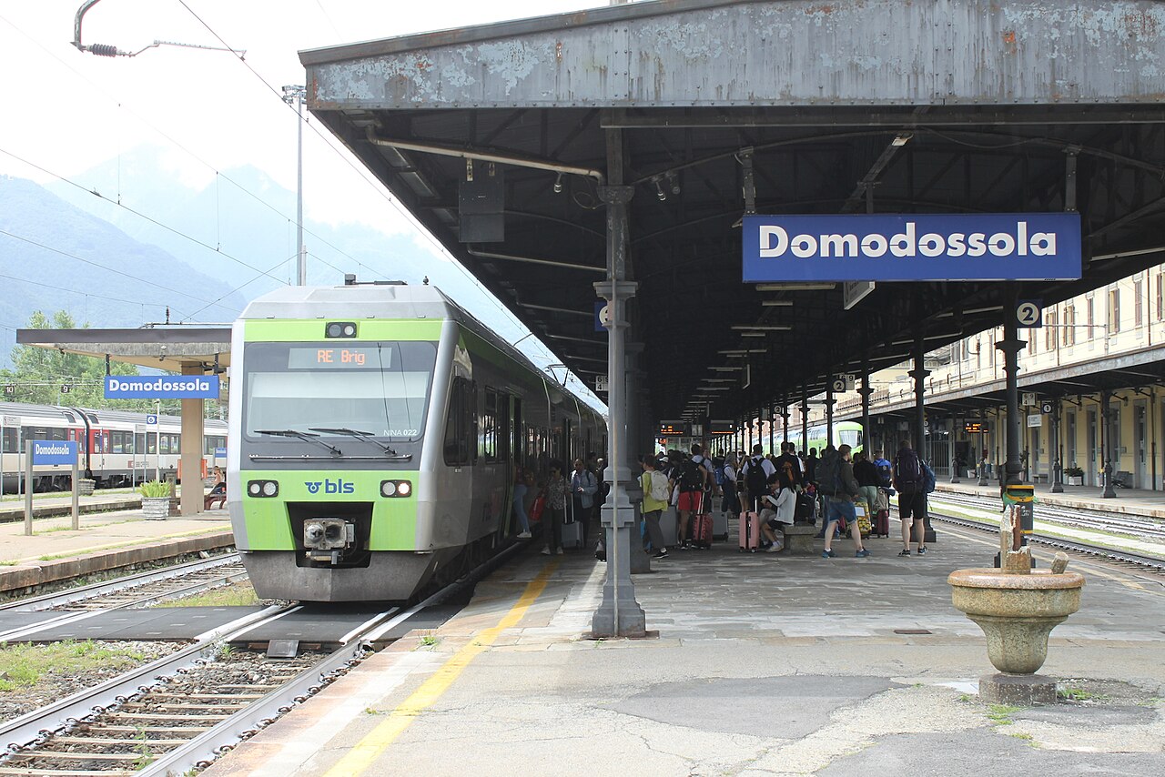 Brig–Domodossola railway — DomodossolaからBrigへ