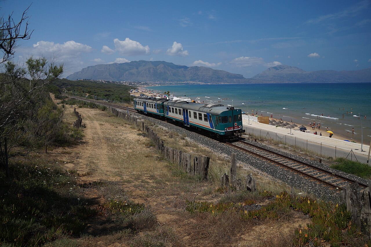 Palermo–Trapani railway — Palermo Centrale to Trapani