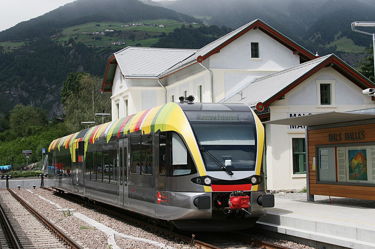 Vinschgau Railway — メラーノからMallesへ