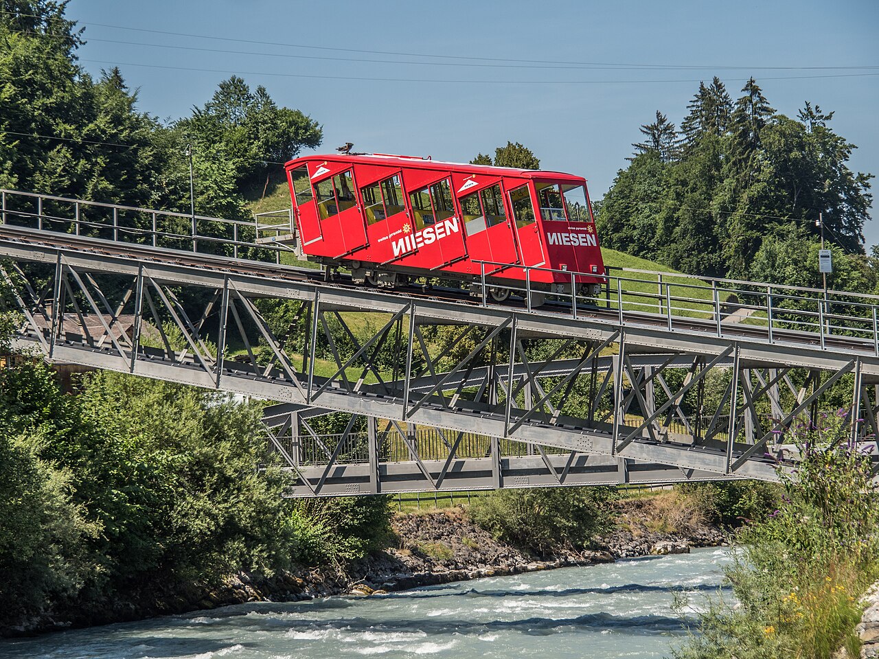 ニーゼン鉄道 — MülenenからNiesen Kulmへ
