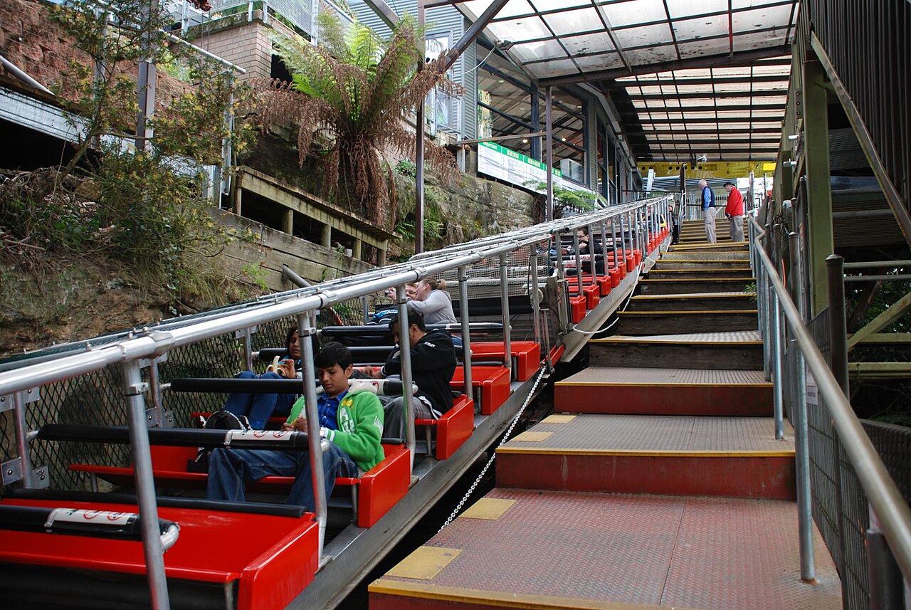 Katoomba Scenic Railway — Jamison Valley to Scenic World Katoomba