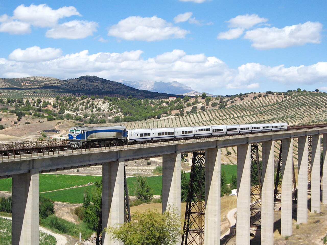 Linares Baeza–Almería railway — アルメリアからLinares-Baezaへ