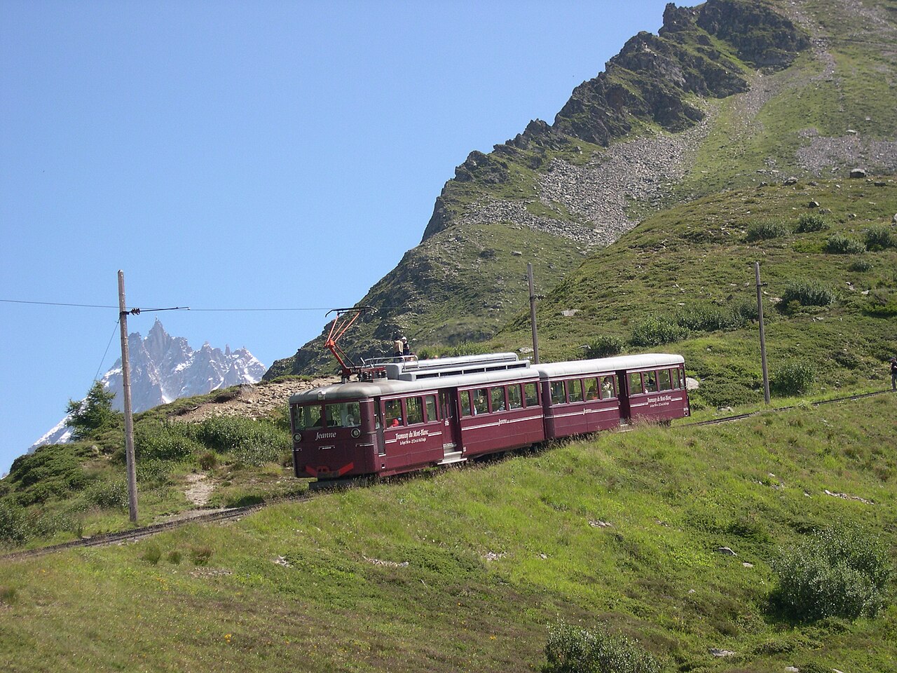 Tramway du Mont-Blanc – von Saint-Gervais nach Nid d’Aigle