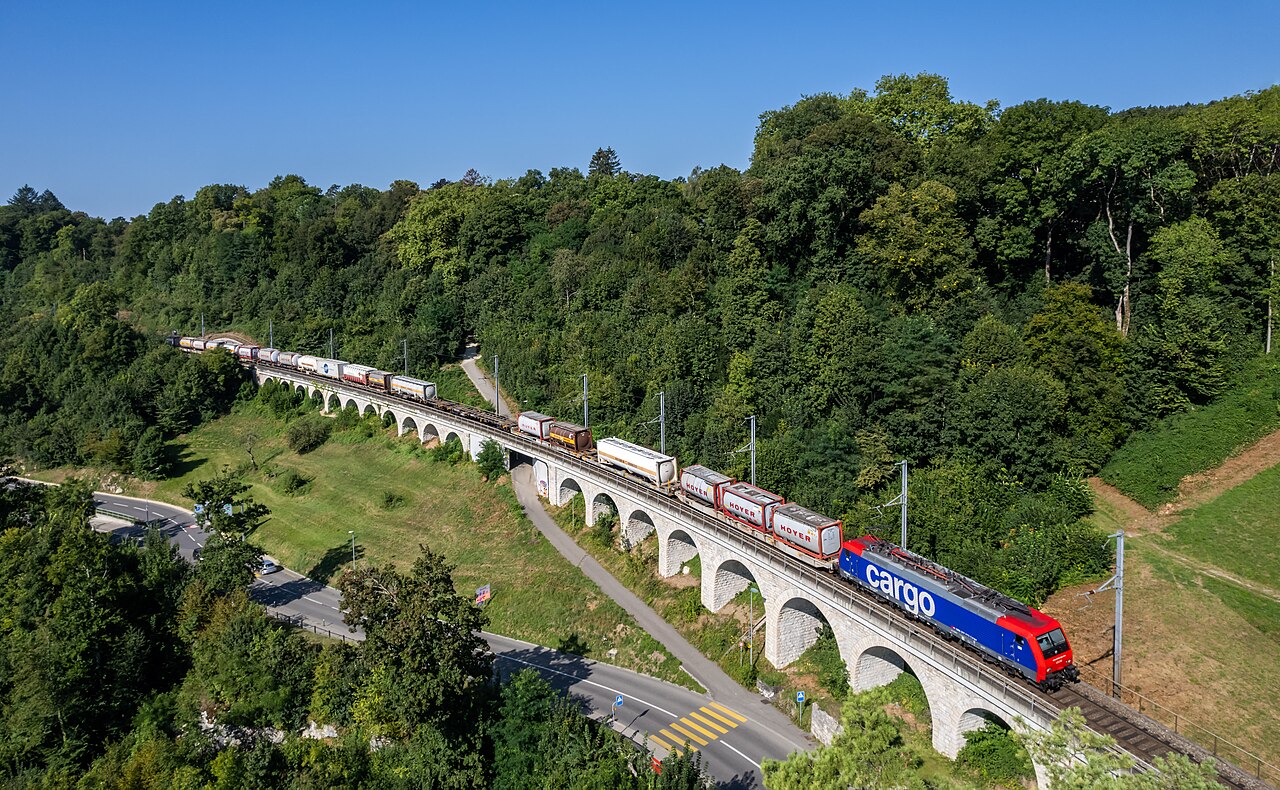 Rheinfall railway — シャフハウゼンからヴィンタートゥールへ