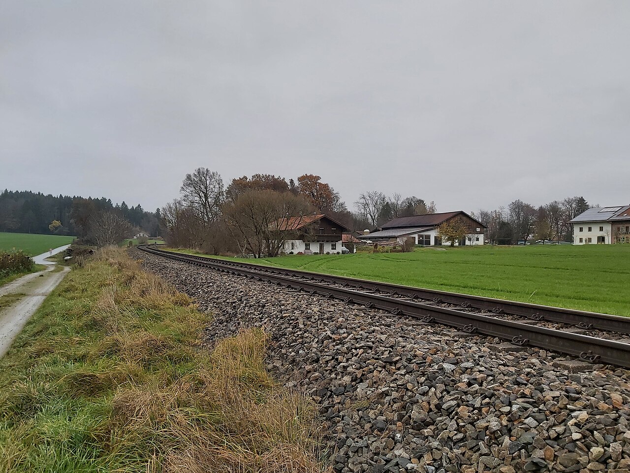 Bahnstrecke Mühldorf–Freilassing – von Freilassing nach Mühldorf am Inn