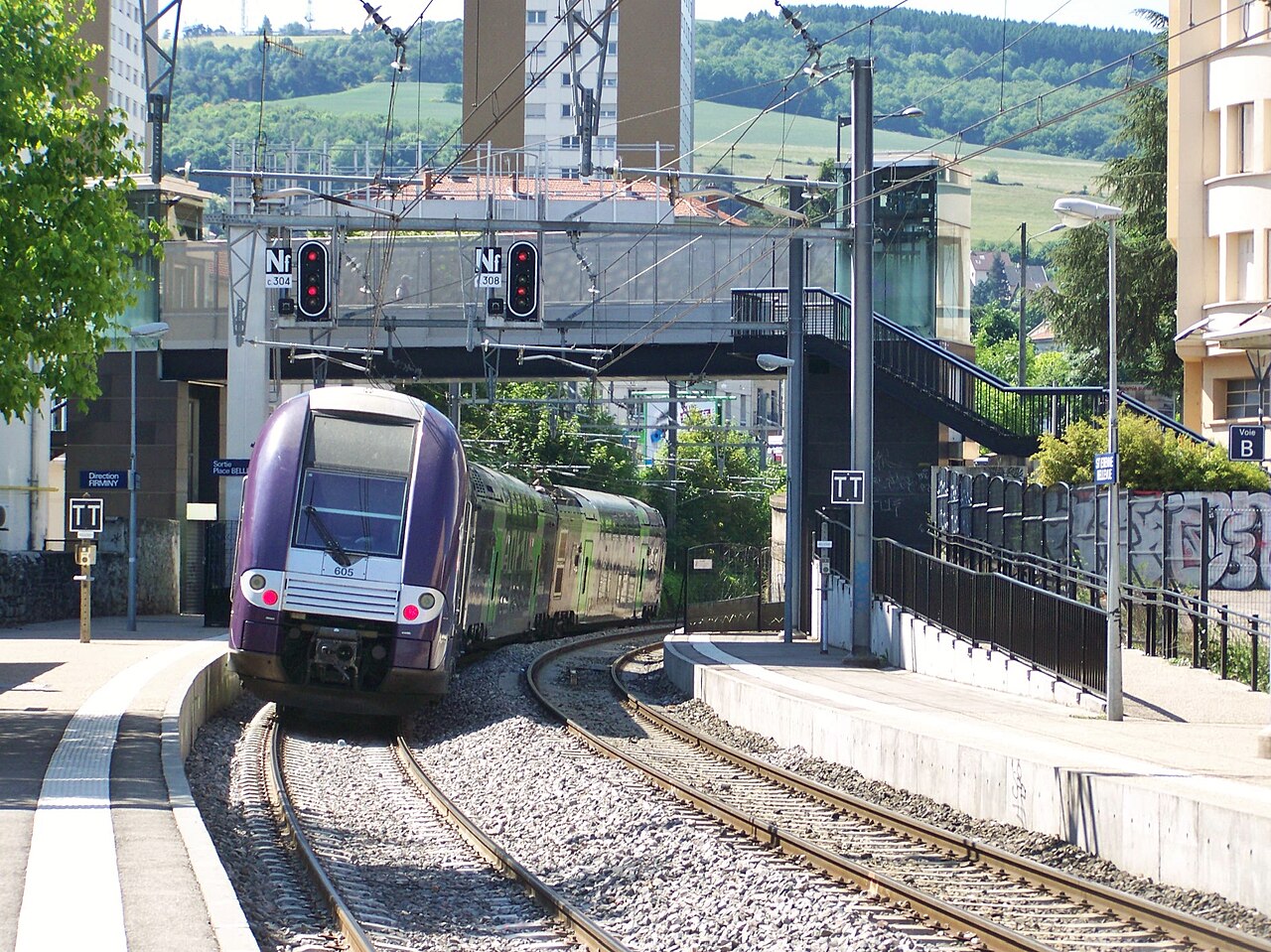 Bahnstrecke Saint-Étienne–Lyon – von Saint-Étienne nach Lyon